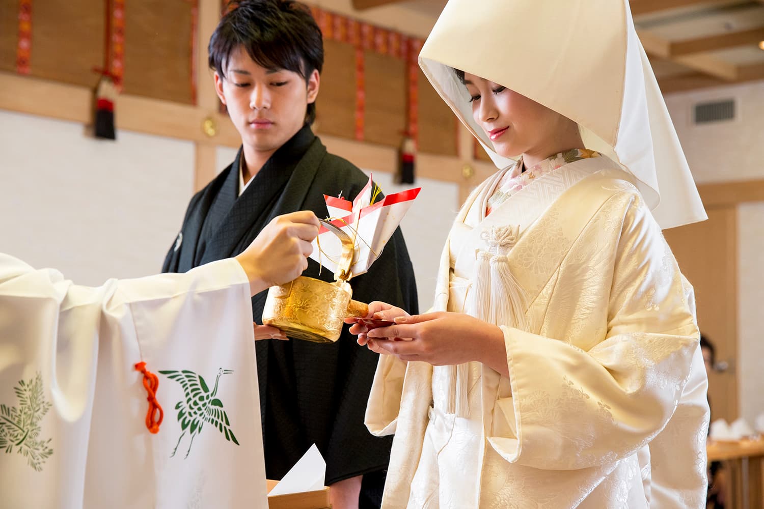 グランドベルズ飯塚の館内神殿「出雲殿」の内観